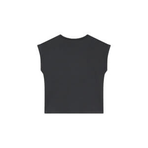 Mint Velvet Black Cotton Bow Graphic T-Shirt